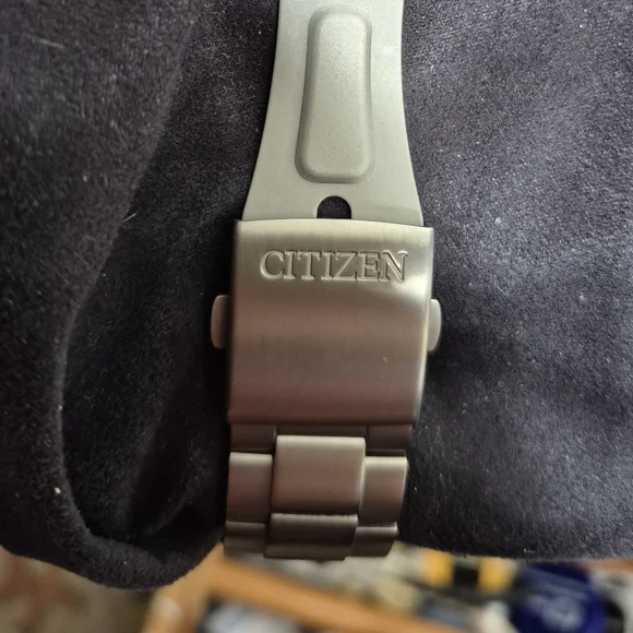 Citizen Garrison Titanium Eco Drive Watch 43mm Black Dial - Picture 7 of 13